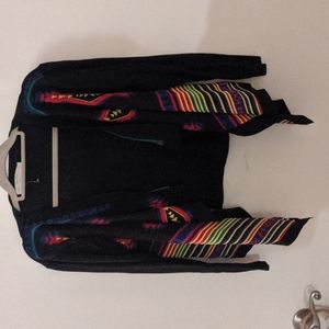 Shark Bite Hem Cardigan